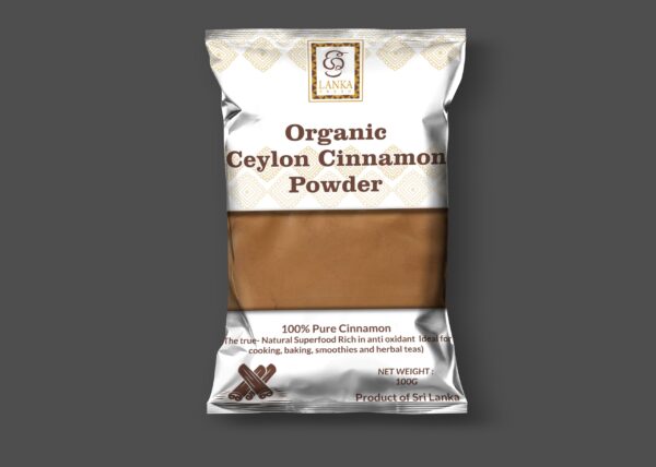 Cinnamon powder front side Pure Organic Ceylon Cinnamon Powder – Directly From The Origin