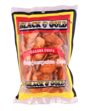 Black & Gold Cassava Chips 100g