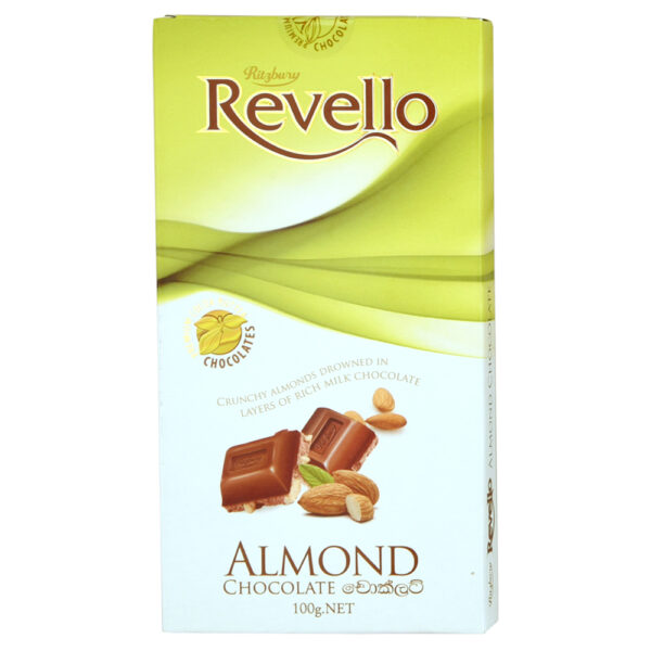 Revello Almond Chocolate 100g
