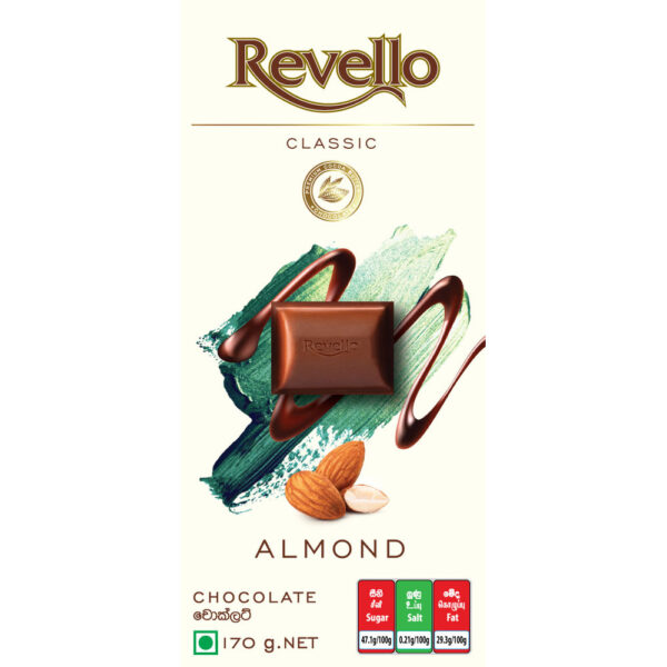 Revello Almond Chocolate 170g