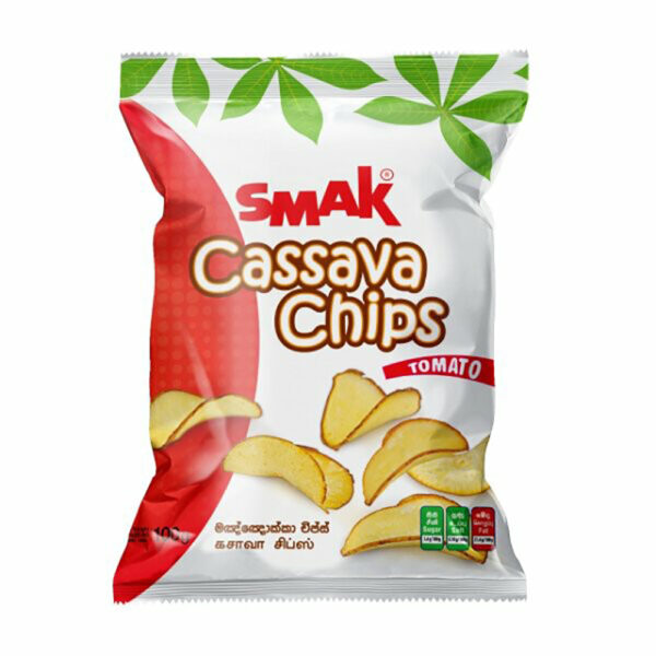 Smak Cassava Chips Tomato 100g
