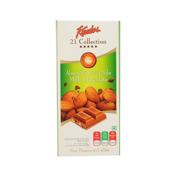 Kandos 21 Collection Almond Cocoa Chocolate 110g