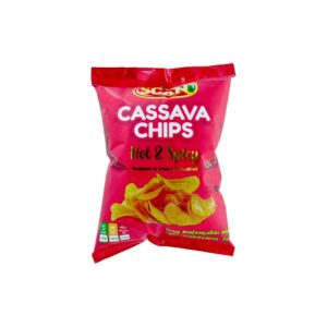 Scan Cassava Chips Hot & Spicy 100g