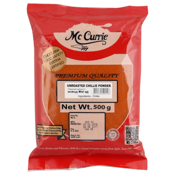 Mccurrie Unroasted Chilli Powder